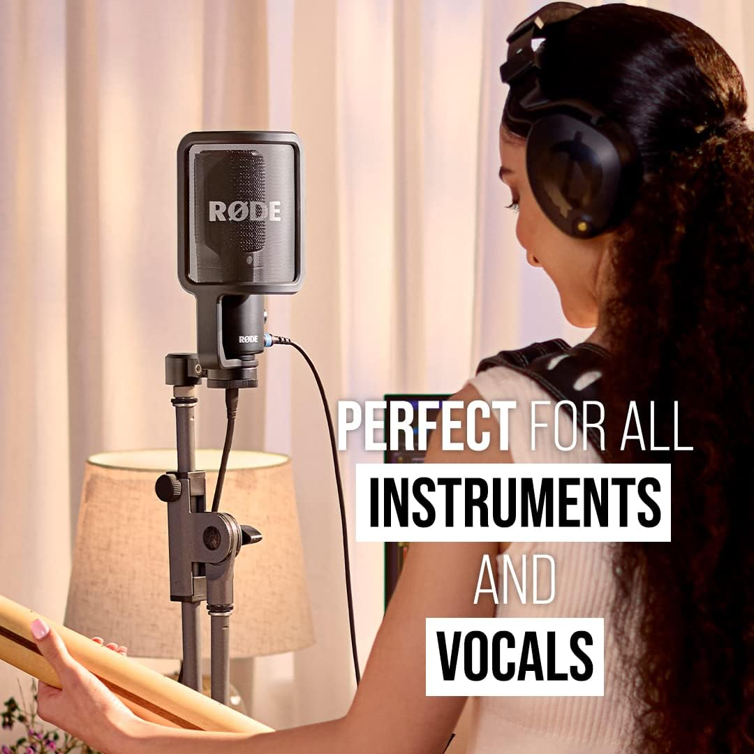 Buy RØDE,RØDE NT-USB+ Professional-Grade USB Microphone for Recording Exceptional Audio Directly to a Computer or Mobile Device , black - Gadcet UK | UK | London | Scotland | Wales| Near Me | Cheap | Pay In 3 | Microphones
